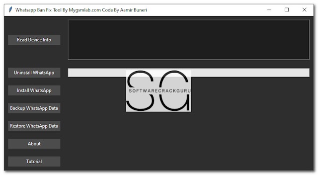 Whatsapp Ban Fix Tool By Mygsmlab.com Code By Aamir Buneri