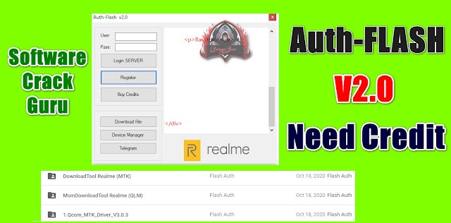 Auth-Flash Firmware Service Auth Flash Firmware Realme Smartphone