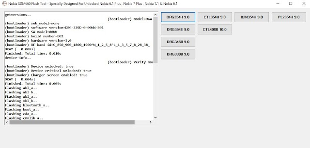 SDM 660 Nokia Tool Stock-Rom Flash Tool Nokia 6.1 Plus [DRG_sprout]