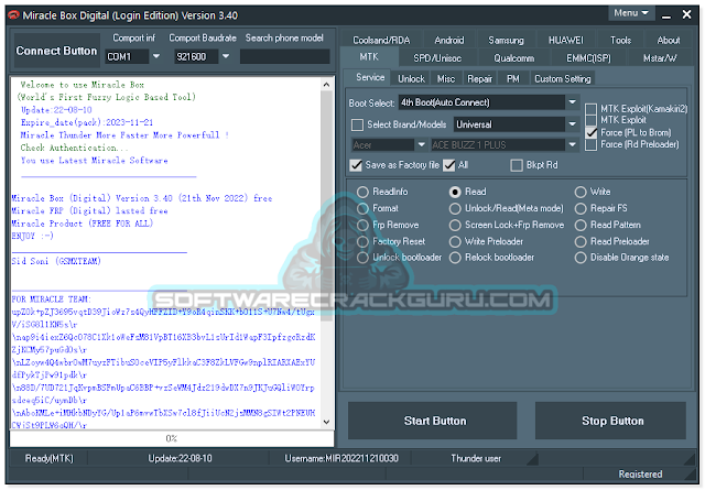 (FREE) Miracle Box 3.40 Crack Free Download By GSM X Boy With New Loader