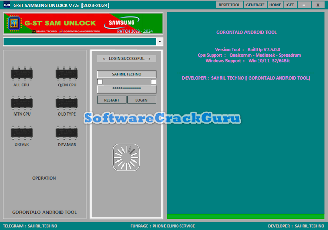 G-ST Samsung Unlock Tool V7.5 [2023-2024] With Loader