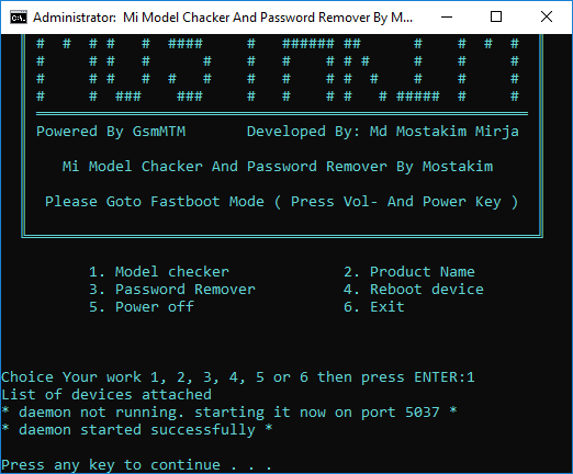 Mi Model Checker And Password Remover Tool Free Download